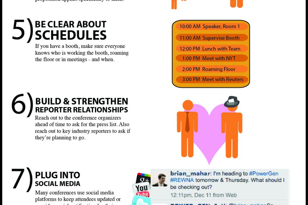 10 Tips for Increasing Trade Show ROI infographic
